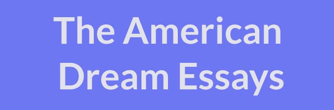 american dream titles for essays