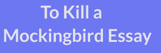 To Kill a Mockingbird Essay Questions | GradeSaver